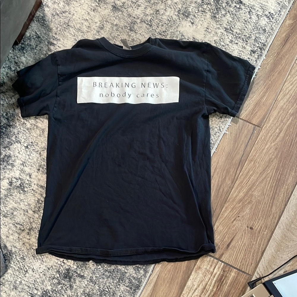 Black Graphic T-Shirt funny